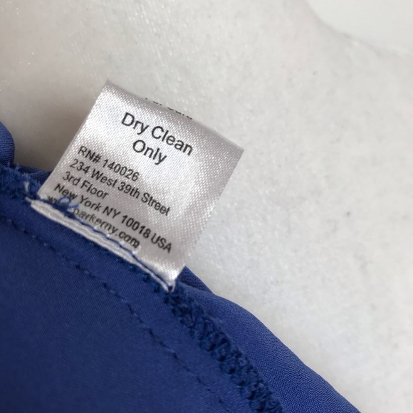 Parker periwinkle blue silk ruffled tank - Picture 11 of 11